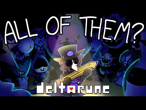 I Drew EVERY ENEMY in Deltarune Chapter 1