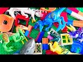 Marble Run Race ASMR Jaws Sharks Dinosaurs Animals LEGO Satisfying Building Block coaster