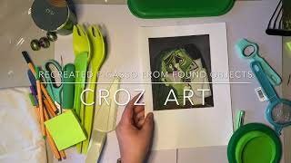 Recreation of a Picasso using found objects
