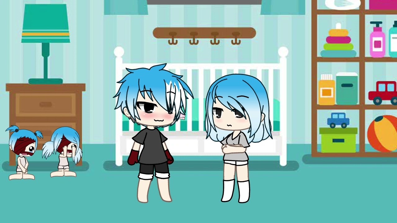 mi hermana cree que yo soy su mamá ❤️ (gacha life)