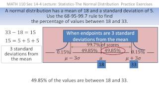 Statistics: Two Normal distribution problems Guide