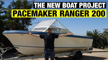 BUYING an ABANDONED 20 FOOT BOAT | NEW PROJECT| Pacemaker 20ft | Full BOAT RESTORATION V2 - Part 1