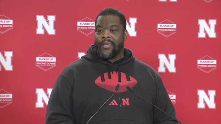 Nebraska Football Defensive Line Coach Terrance Knighton Post-Practice Press Conference (4/2/24)
