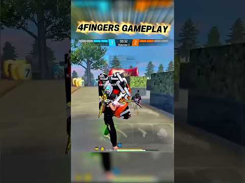 4 FINGERS GAMEPLAY😈 #4flaggamer #4fingergameplay #fflivetelugu #freefire ##shorts #ffshorts #ff