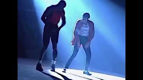 Michael Jordan and Michael Jackson behind the scenes in jam