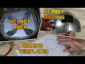 Three helmet tutorials: making templates / dishing / simple liner