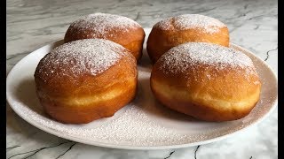 Пончики с Повидлом / Берлинеры / Donuts With Jam / Пошаговый Рецепт(Очень Вкусно)