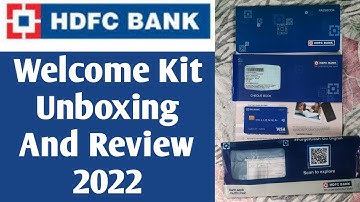 HDFC Bank Welcome Kit Unboxing 2022 | HDFC Welcome Kit 2022 | HDFC Account welcome Kit Unboxing 2022