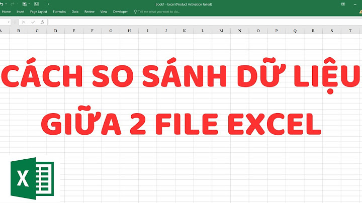 So sánh lớn hơn giữa 2 cột trong excel