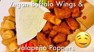 Vegan Boneless Buffalo Wings/ Vegan Jalapeno Poppers/Vegan Party Food Ep.1
Welcome to episode 1 of Vegan Party Food where I show you how to wow your friends and family, and never get asked to bring a salad or veggie tray again!
In todays episode we make Vegan Jalapeno Poppers and Vegan Buffalo Wings! We also show you a super fast Vegan Ranch hack!!!
Follow me on IG for more food pics and cute baby pics! https://www.instagram.com/stories/dairy_statevegan/?hl=en
For Business or Colabs contact me here: mo.joyful29@gmail.com
#VeganBuffaloWIngs #VeganJalapenoPoppers #WhatVegansEat Vegan Boneless Buffalo Wings/ Vegan Jalapeno Poppers/Vegan Party Food Ep.1