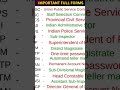 some important full form//unique study //