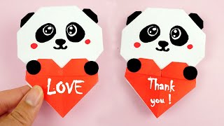 Bären basteln zum Valentinstag - Basteln mit papier - Geschenk für Valentinstag | DIY Bastelideen