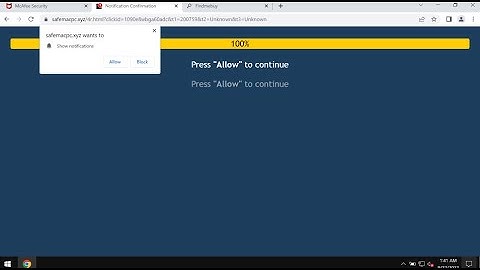 Safemacpc.xyz push notifications - how to remove?