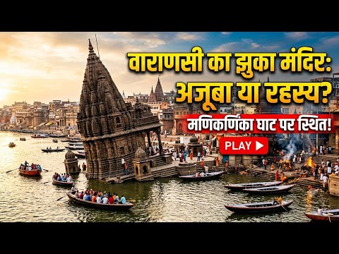 वाराणसी मणिकर्णिका घाट रत्नेश्वर महादेव का झुका मंदिर || Varanasi Manikarnika Ghat Vlogs?