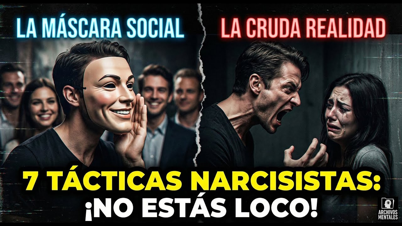 7 Tácticas de MANIPULACIÓN que usan los Narcisistas (Psicología Oscura)