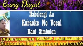 Haholongi au Rani Simbolon karaoke KN7000