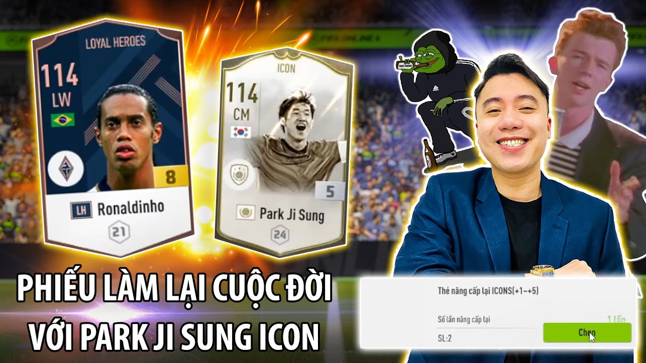 Vodka Đỏ | Phiếu làm lại cuộc đời với Park ICON +5 và cái kết? LH +8 Ronaldinho cực uy tín cho Milan