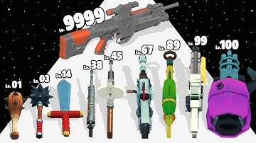 Weapon Run Evolution - Level Up Weapon Max Level Gameplay (New Update)