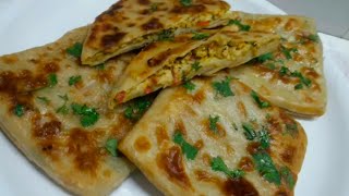 | मज़ेदार पराठा रेसिपी | Arabic Paratha Mutabaq Recipe