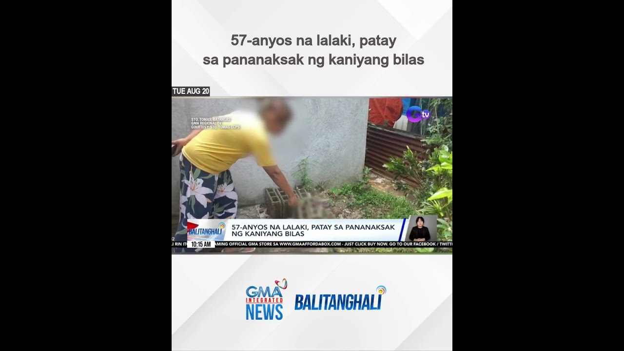 57 Anyos Na Lalaki Patay Sa Pananaksak Ng Kaniyang Bilas Balitanghali