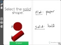 Identifying Solid and Flat Shapes