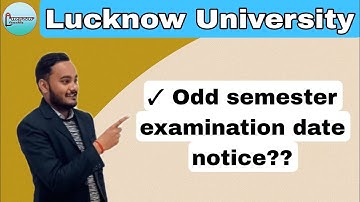 Lucknow University examnation form online 2023 | Lucknow University exam form date extended