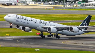 20 HEAVY TAKEOFFS | A340 A350 A380 747 777 787 | Sydney Airport Plane Spotting
