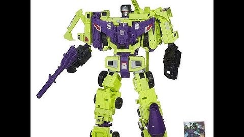 TRANSFORMERS GENERATION COMBINER WARS DEVASTATOR BONECRUSHER VIDEO TOY REVIEW