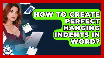 How To Create Perfect Hanging Indents In Word? - Docs and Sheets Pro