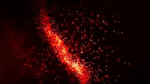 Ascending Red Particles Stock Motion Graphics