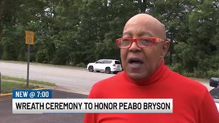 Memorial wreath ceremony to honor Peabo Bryson