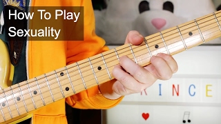 'Sexuality' Prince Guitar Lesson