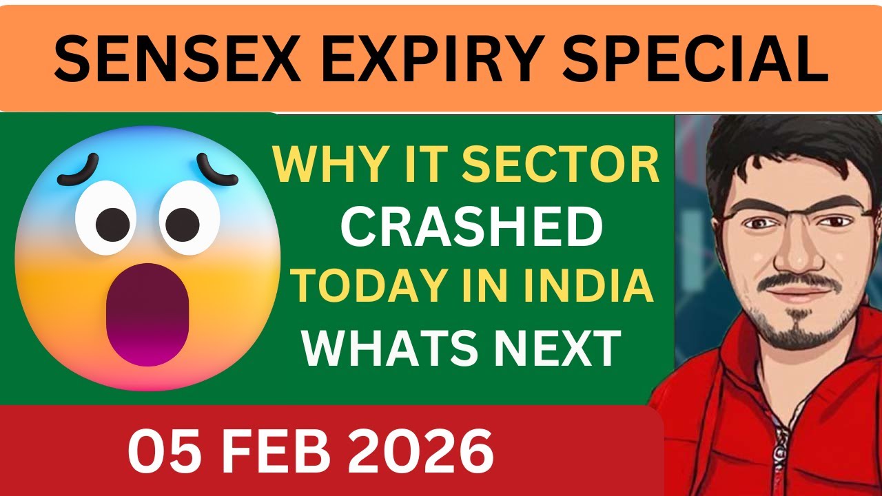 Nifty & Bank nifty prediction for tomorrow for Thursday | Why IT Sector Crashed Today in INDIA