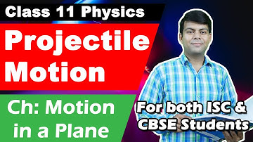 Projectile Motion Physics Class 11 | Explanation with Numericals | Motion in a Plane - Part 2