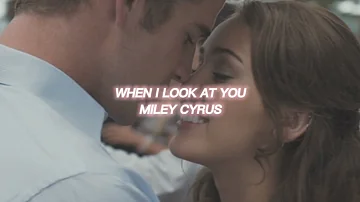when i look at you [miley cyrus] — edit audio