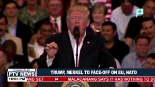 Trump, Merkel to face-off on EU, NATO