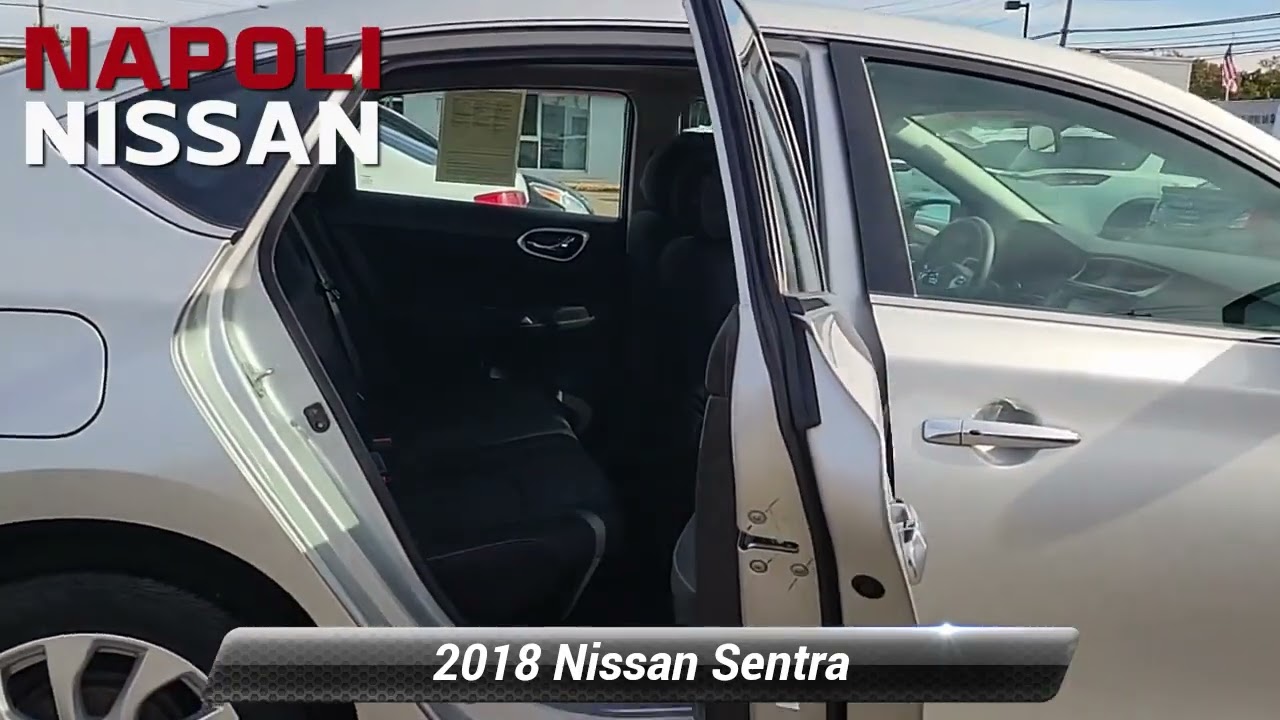 Certified 2018 Nissan Sentra SV, milford, CT P4243