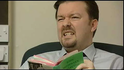 David Brent reads 'Slough' by Sir John Betjeman