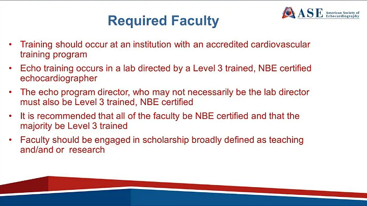 Overview of the 2019 ACC/AHA/ASE Advanced Training...