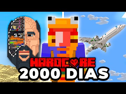 Sobreviví 2000 Días en Minecraft Hardcore