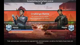 C&C Rivals - Best Nod Deck below Level 22 New Account Challenge, Tips, Tricks and Strategy #3