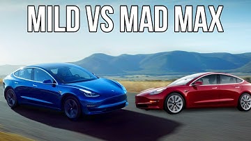 Tesla Full Self Driving Mild vs Mad Max Lane Changes | Autopilot