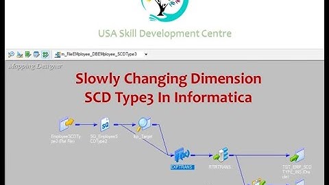 Implementation of SCD Type3 in Informatica
