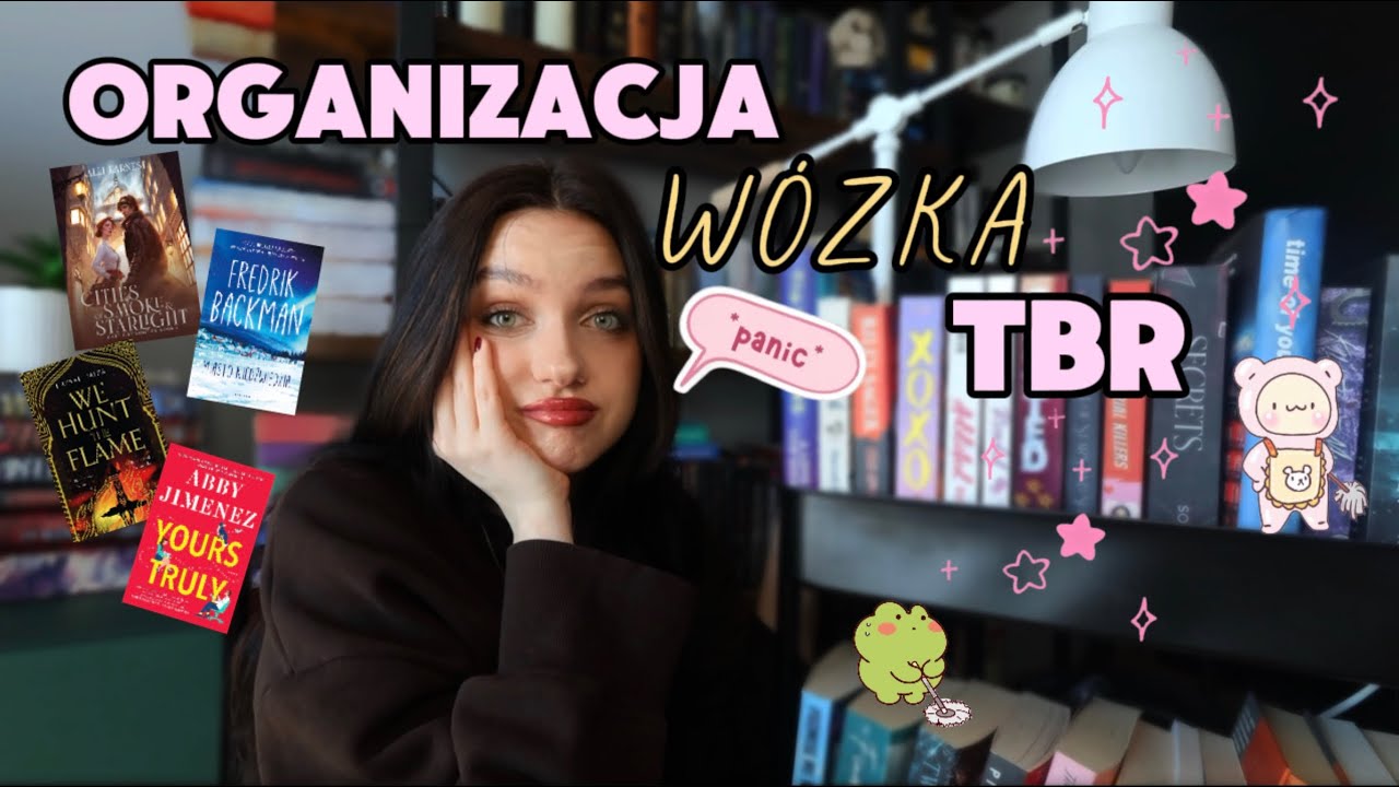 Czy ogarnę ten TBR?! Organizacja wózka. 📚✨