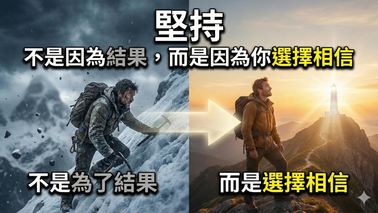 《複利的魔法：普通人的翻身公式》系列【第三十集】「堅持不是因為結果，而是因為你選擇相信」