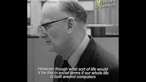 Arthur C. Clarke Claims Computers Will Let People Work From Home (1974)