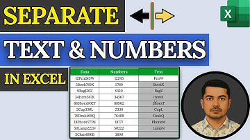 Split Text and Numbers in Excel (4 Easy Methods)