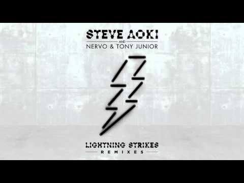 Steve Aoki, NERVO & Tony Junior - Lightning Strikes (Lambo Remix) [Cover Art]