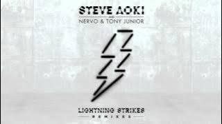 Steve Aoki, NERVO & Tony Junior - Lightning Strikes (Lambo Remix) [Cover Art]