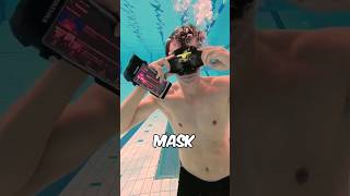 How To Empty Diving Mask & Watch YT Underwater